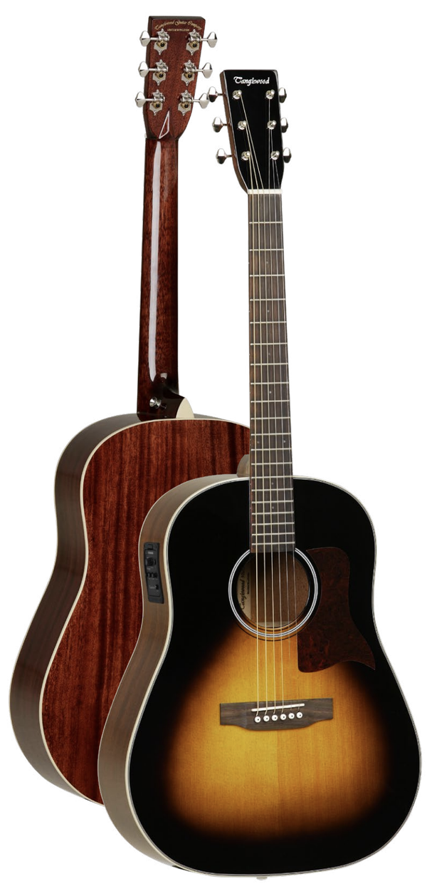 Tanglewood TW40SDVSE Electro Acoustic guitar in Sunburst