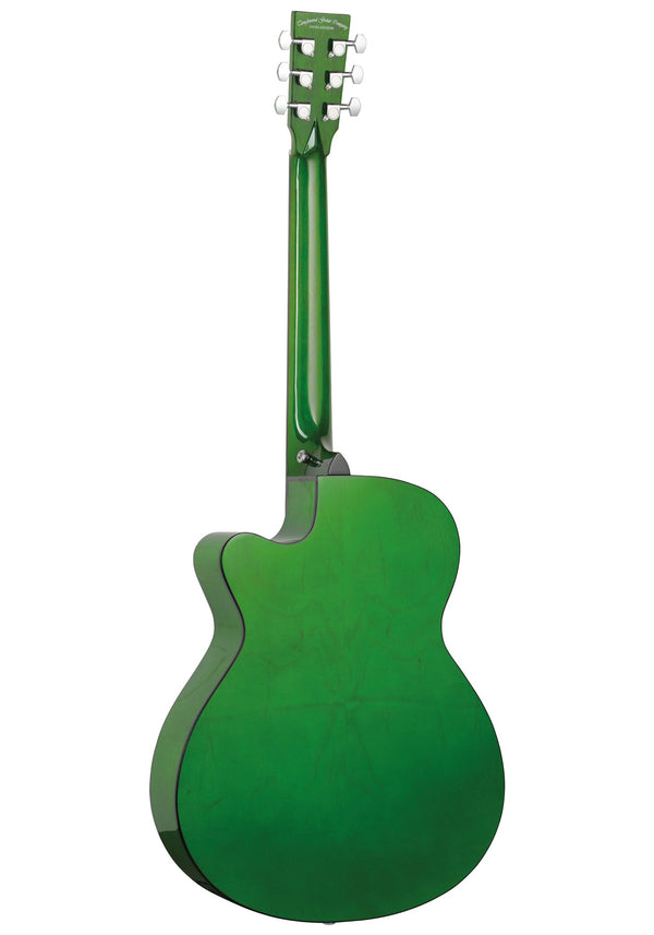 Tanglewood TA4CEGR EA guitar. Azure series - Green