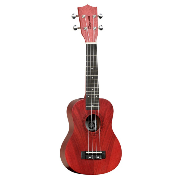 Tanglewood TWT1TR Soprano Ukulele. Trans Red.