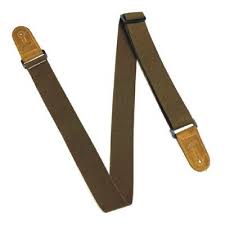 Cotten Webbing Guitar Strap - Khaki