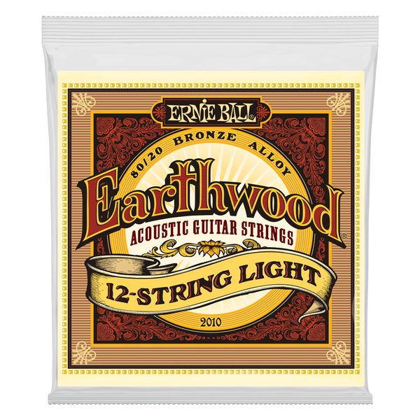 EARTHWOOD 2010 LIGHT 12 STRING ACOUSTIC GUITAR STRINGS