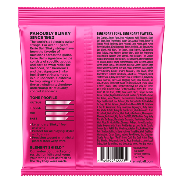 Ernie Ball Super Slinky Electric Guitar Strings 2223