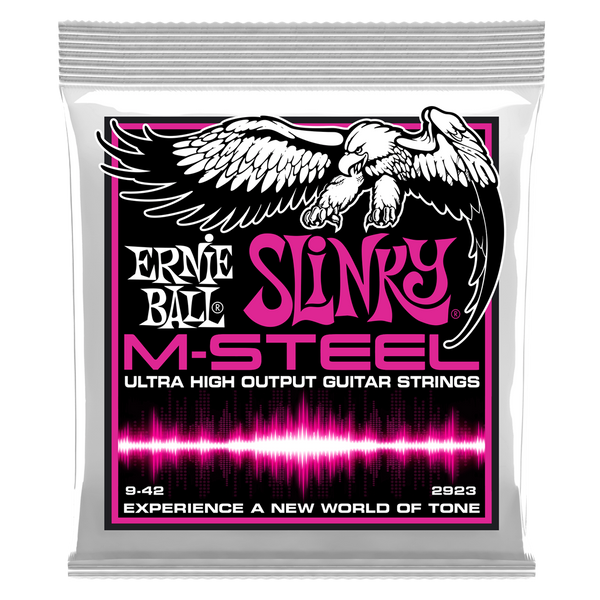 Ernie Ball 2923 M-Steel Super Slinky Electric Guitar Strings