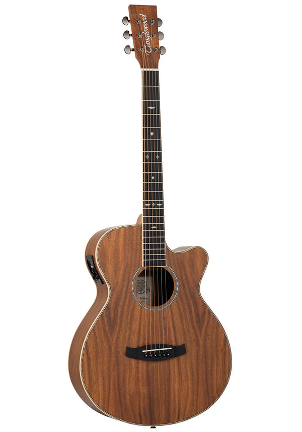 Tanglewood TRU4CEAK All Koa Electro Acoustic Guitar.