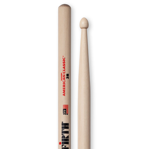 VIC FIRTH VF2B AMERICAN CLASSIC 2B DRUMSTICKS