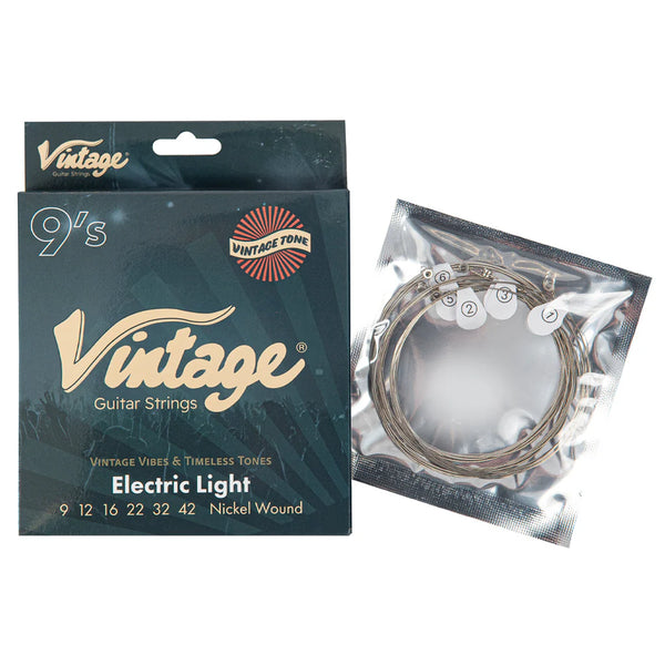 Vintage Electric Guitar String Set ~ 09-42