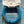 FX6OB-  Tanglewood Flex Ultra Instrument Cable OCEAN BLUE - 20FT (6M), Straight
