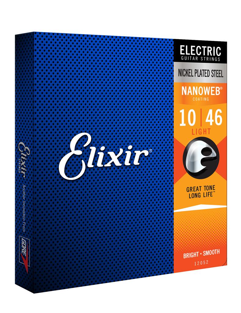 ELIXIR 12052 NANOWEB 10-46 ELECTRIC GUITAR STRINGS