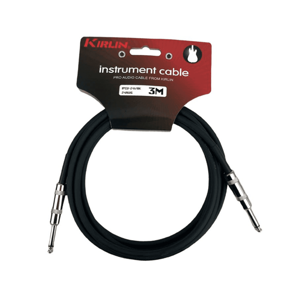 Kirlin Instrument Cable IPCU-241/BK ~ Black - 10ft