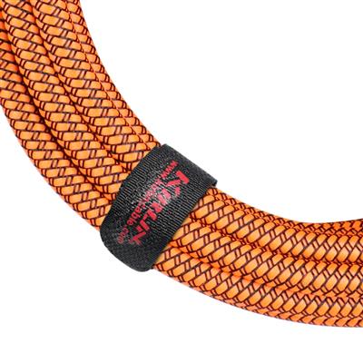 KIRLIN FABRIC 10' STRAIGHT ORANGE GUITAR CABLE
