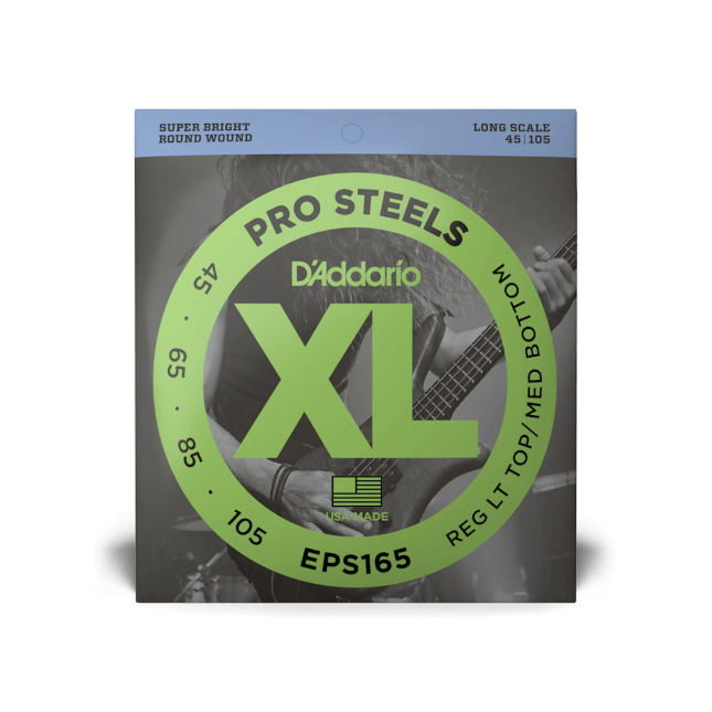 Long Scale, Stainless Steel Bass guitar strings. 45-105.