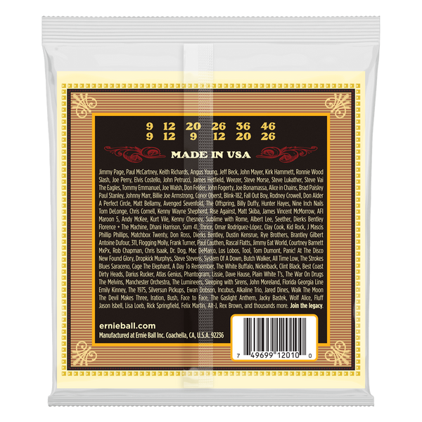 EARTHWOOD 2010 LIGHT 12 STRING ACOUSTIC GUITAR STRINGS