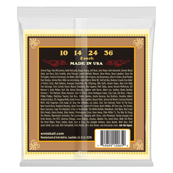 Earthwood  EW2065 80/20 Bronze Mandolin strings, Medium.