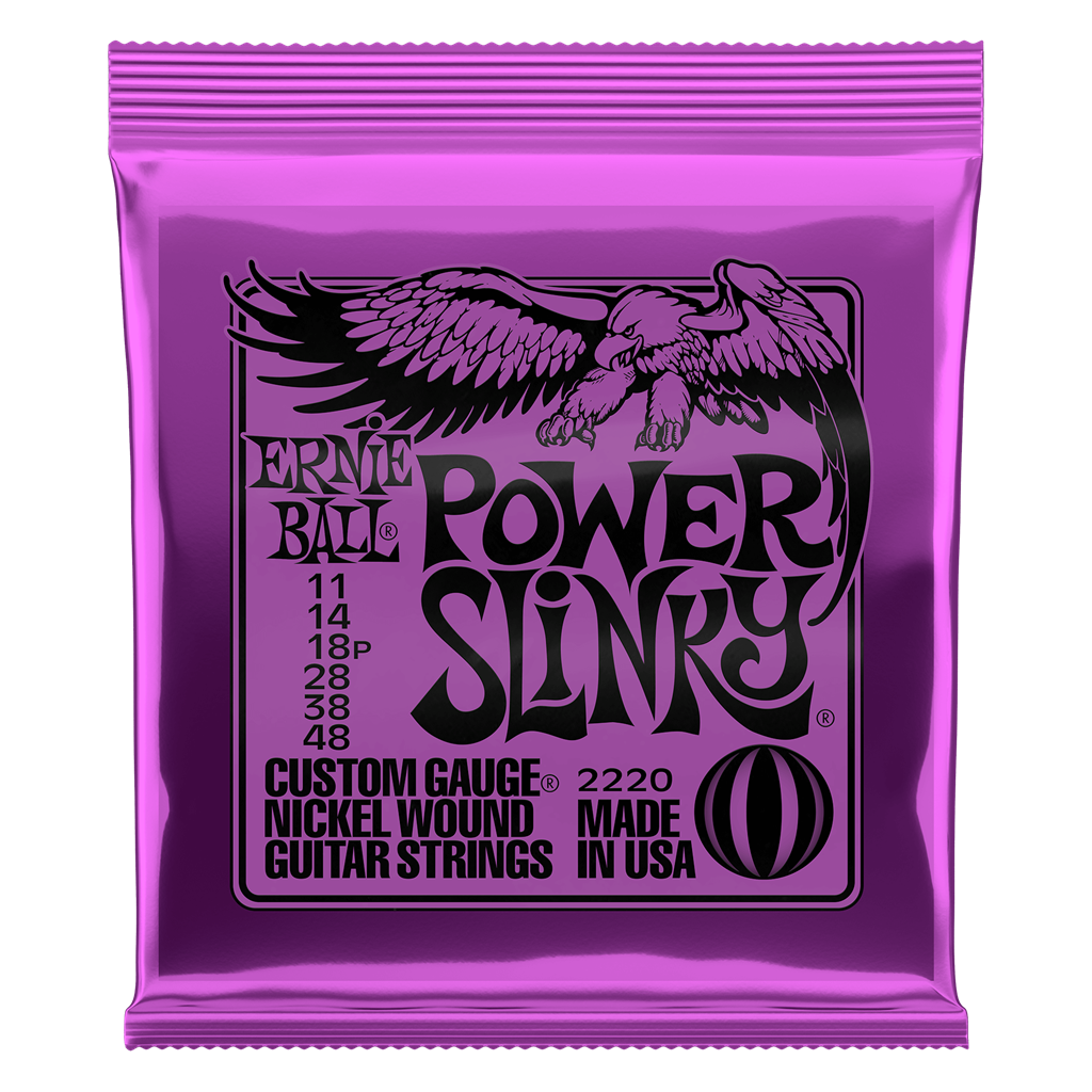 Ernie Ball Power Slinky Electric Guitar Strings 2220