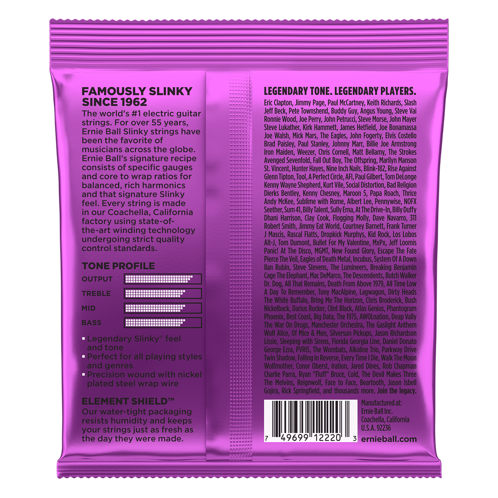 Ernie Ball Power Slinky Electric Guitar Strings 2220