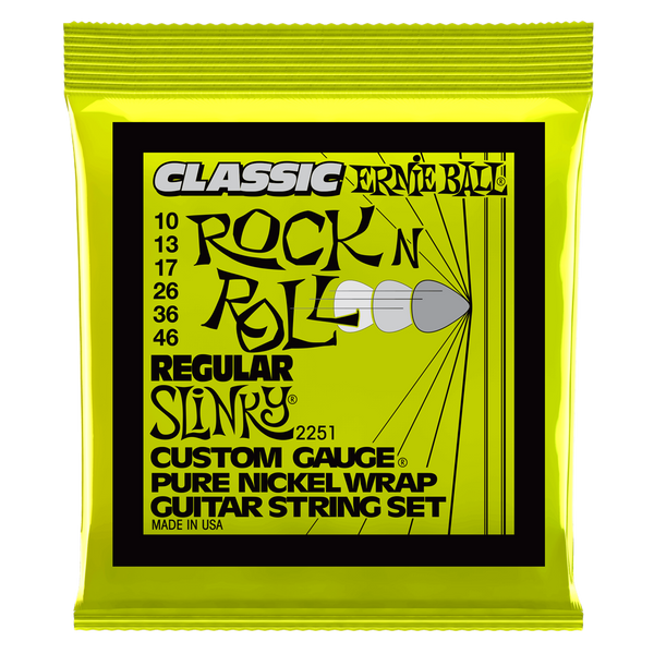 Ernie Ball Rock n Roll Regular Slinky Electric Guitar Strings 2251