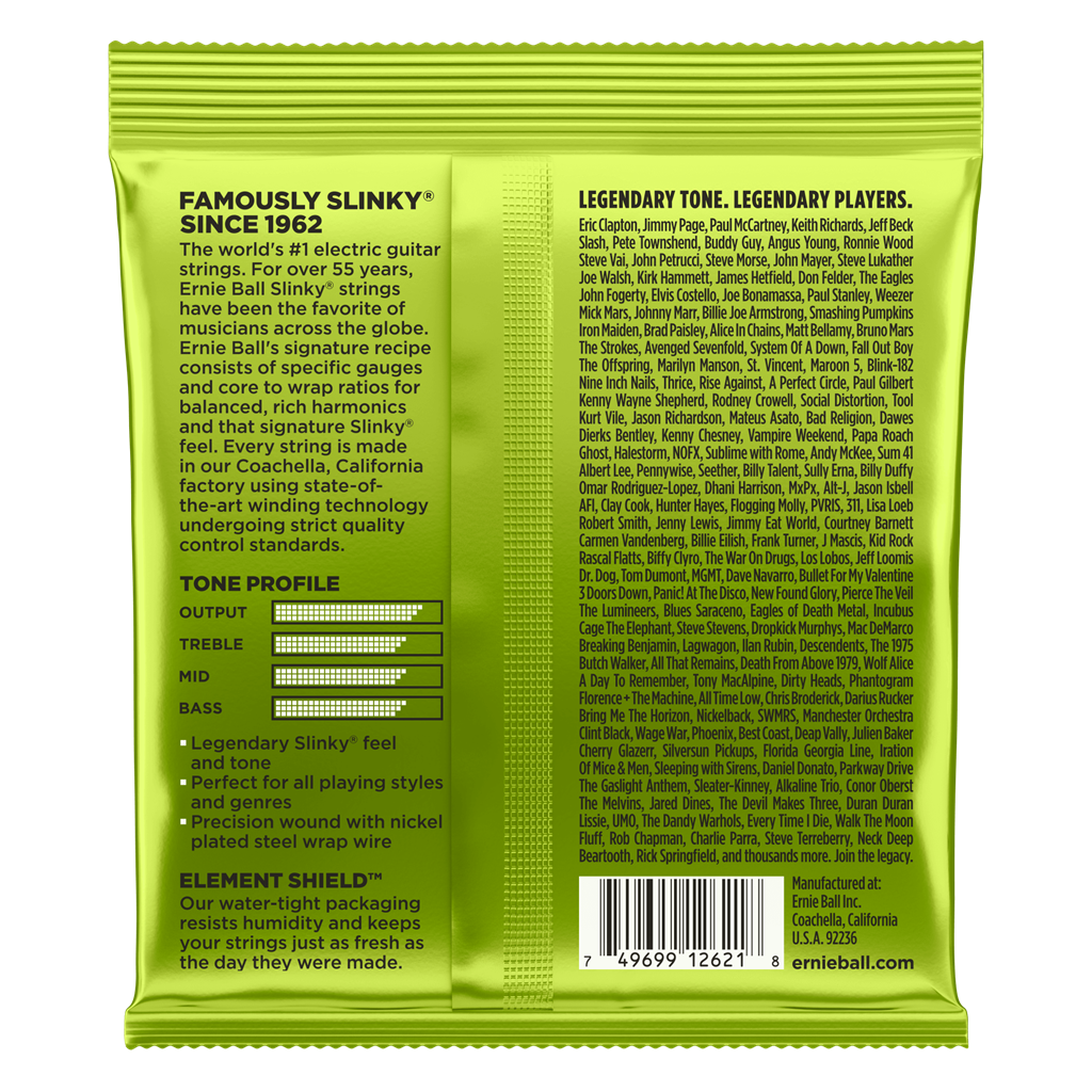 Ernie Ball 7-String Regular Slinky Electric Guitar Strings 2621