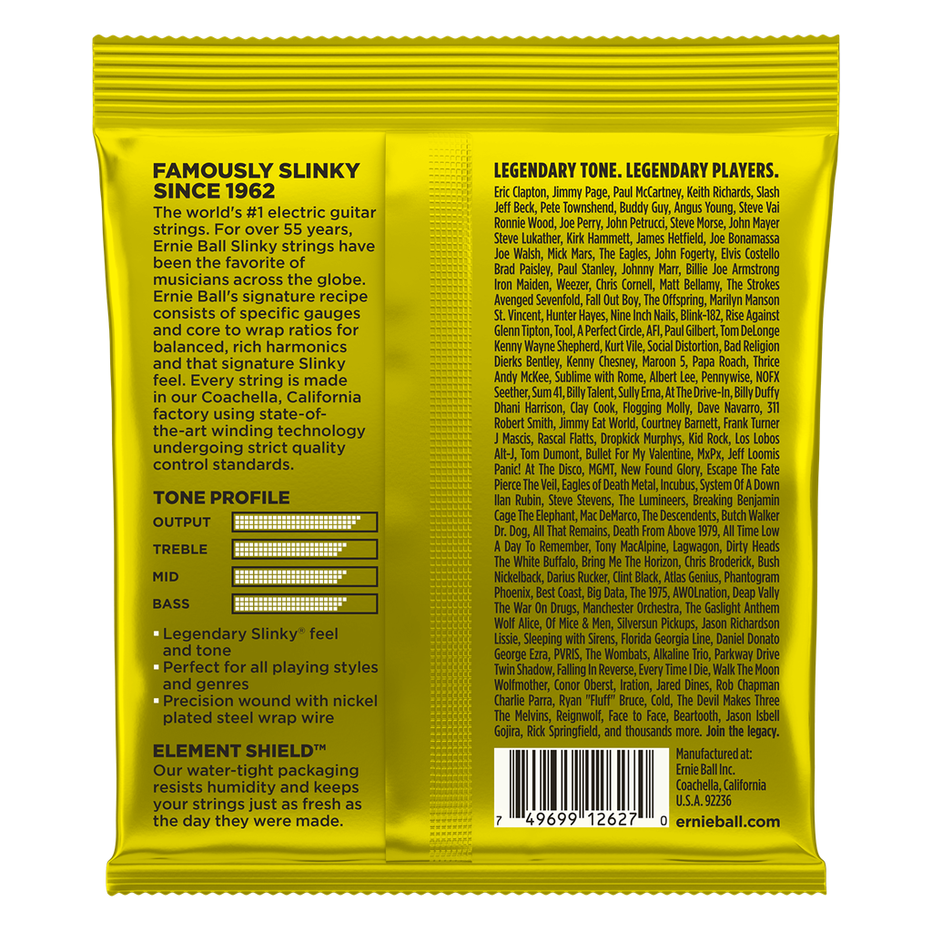 Ernie Ball Beefy Slinky Electric Guitar Strings 2627