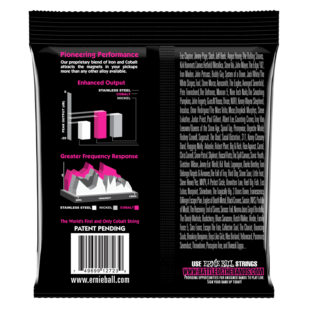 Ernie Ball 2723 Cobalt Super Slinky Electric Guitar Strings