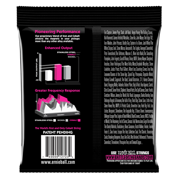 Ernie Ball 2723 Cobalt Super Slinky Electric Guitar Strings
