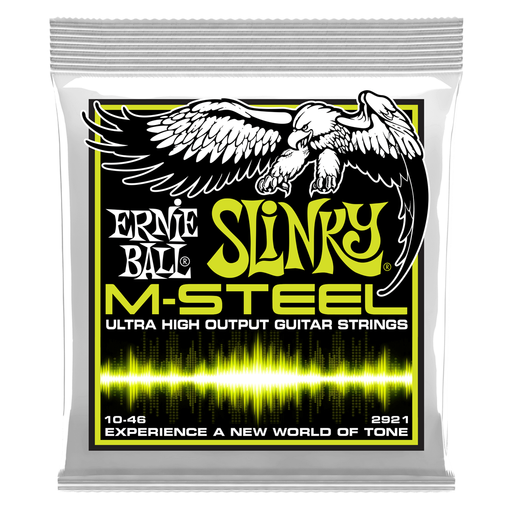 Ernie Ball 2921 M-Steel Regular Slinky Electric Guitar Strings