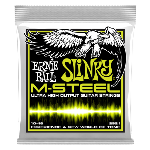 Ernie Ball 2921 M-Steel Regular Slinky Electric Guitar Strings