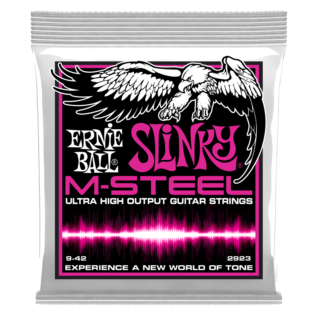 Ernie Ball 2923 M-Steel Super Slinky Electric Guitar Strings