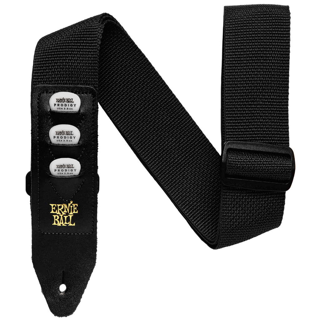 Ernie Ball Pickholder strap Black - P04039