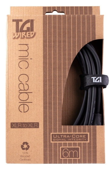 TGI TGM20X Microphone Cable XLR-XLR 6m 20ft - Ultra-Core